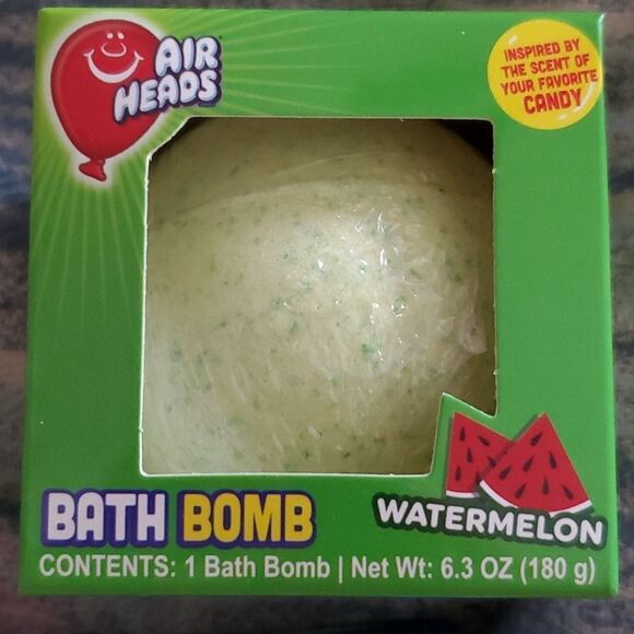 🍓 🍉 AIR HEADS 5 NEW STRAWBERRY MELON LUXURY SELF CARE BATH BOMBS NEW - Picture 3 of 7